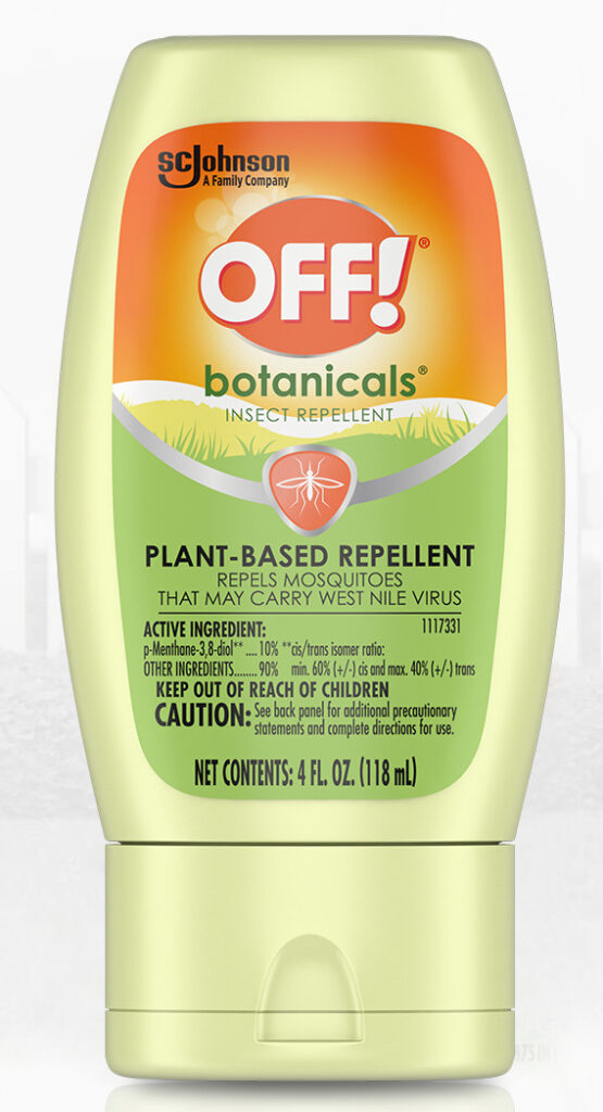 a bottle of mosquito repellant