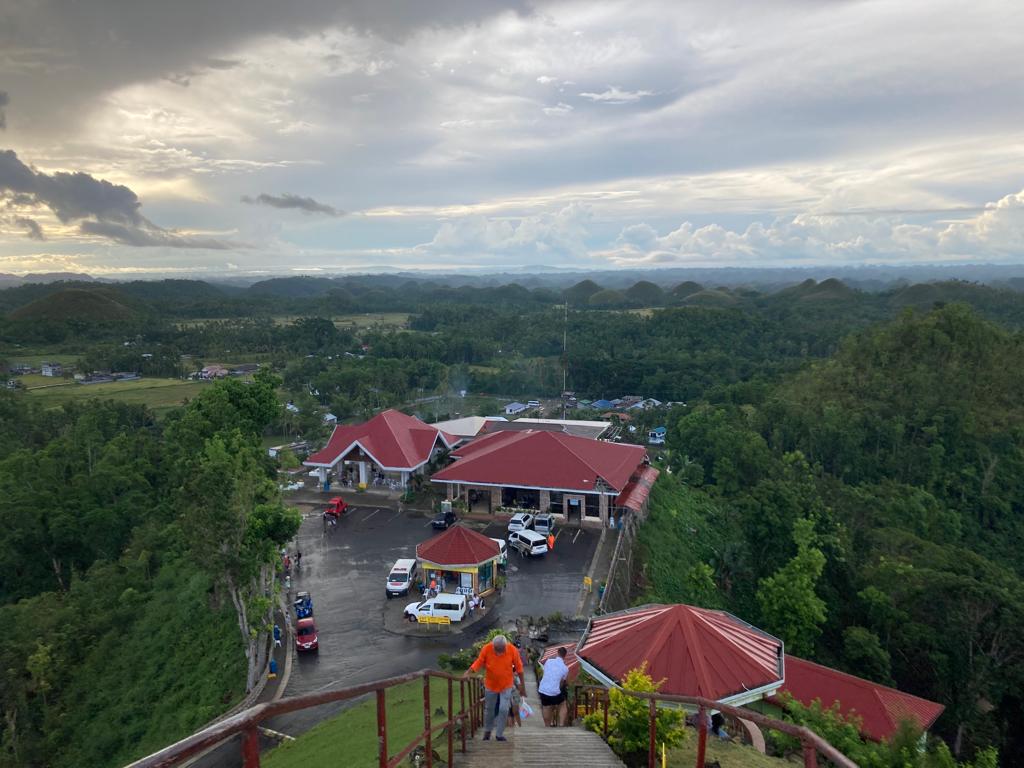 chocolate hills view deck