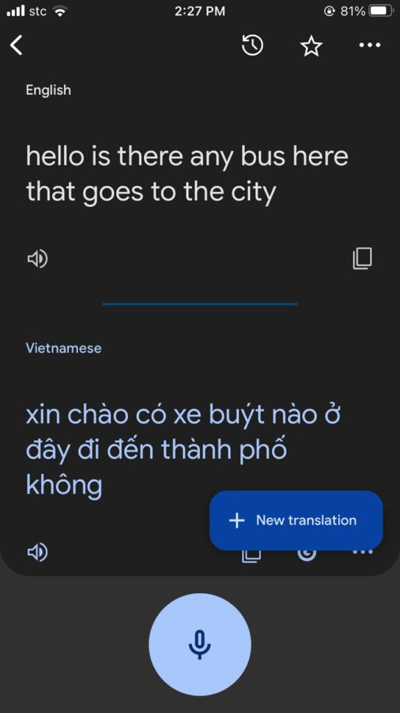 Google Translate will automatically translate it for you.